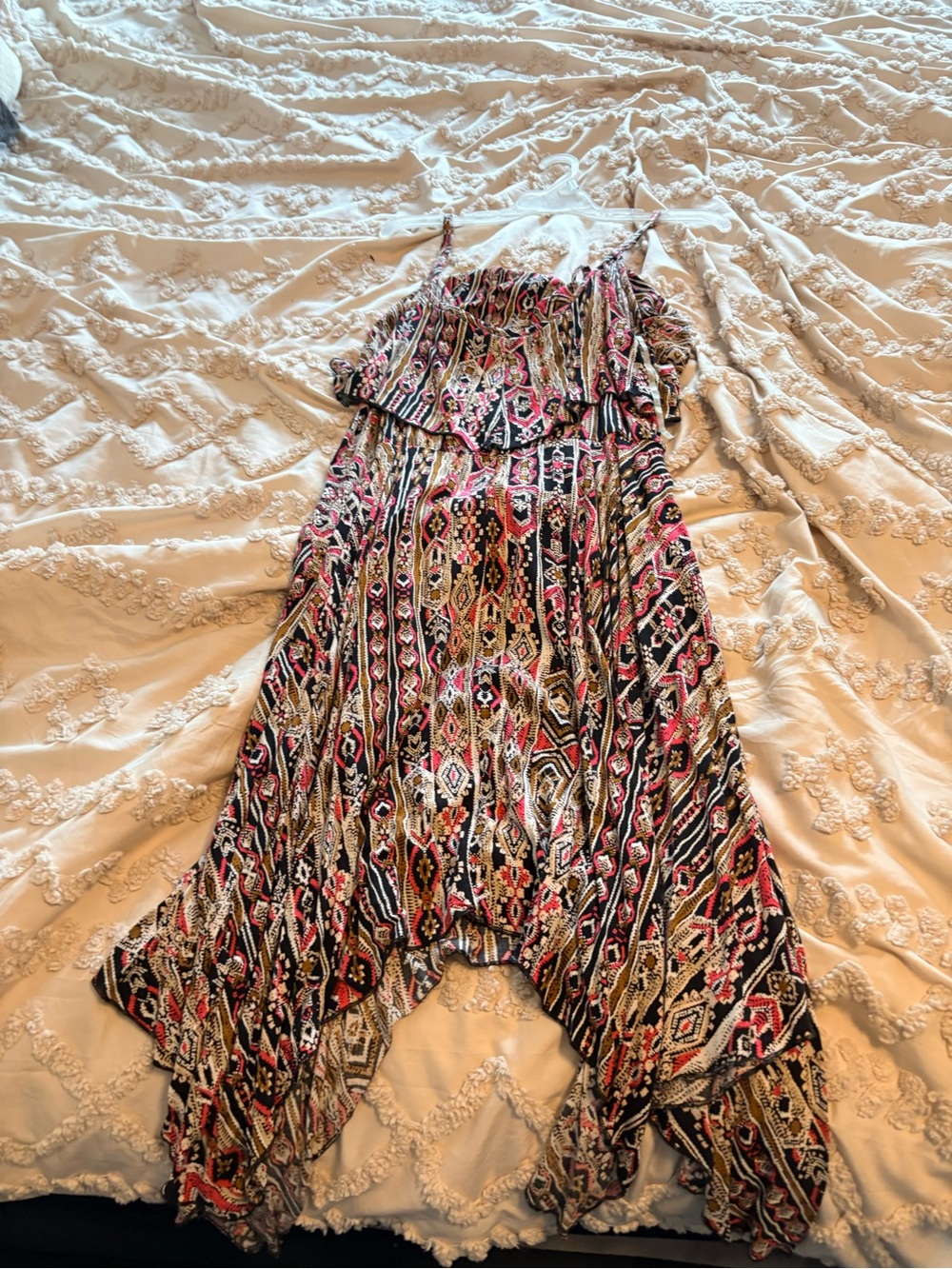 Ruby Rox Black, Pink, Gold Printed Mini Dress